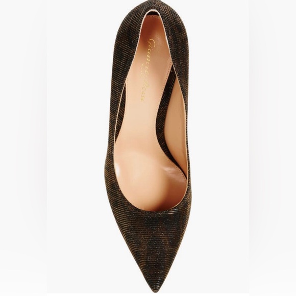 NIB $795 Gianvito Rossi Exopard Leopard Crystal Embellished Pointed Toe Pump! - Picture 5 of 6